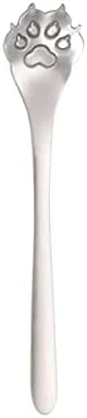 GENERIC 1/4Pcs Cat Dog Claws Coffee Spoons,Cute Cat Dog Paw Claw Stainless Steel Teaspoon Coffee Sugar Ice Cream Cake Stirring Spoon(4Pcs,silver) - Image 7