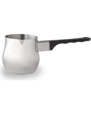 Milk Or Butter Warmer Pot, Turkish Coffee Pot With Black Handle 12oz Capacity (12 Oz.)