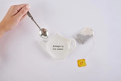 Home Kitchen Circa Tea Time Teapot Tea Bag Spoon Rest Sets 42600444 (Always In Hot Water) - Image 4