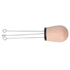 Needle Type Coffee Powder Distributor, Wood Handle 304 Stainless Steel Coffee Stirrer Tool Multiple Color Option 04 Type Alvinlite Home