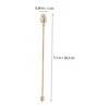 ULTECHNOVO 2pcs Coffee Stirrer Garnish Picks For Cocktails Coffee Sticks Coffee Stirrers Coffee Stirring Spoon Cocktail Drink Stirrer Stainless Steel Coffee Stirrers Ornament Modeling