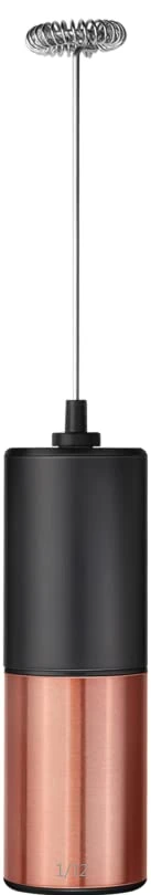 Electric Milk Frother Foam Maker, Milk Frother For Coffee, Handheld Battery Operated Whisk Drink Mixer,Copper Stainless Steel Mini Foamer For Lattes,Cappuccino, Matcha, Hot Chocolate, Frappe