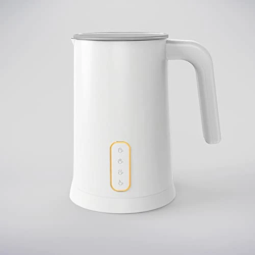 Milk Frother And Steamer Coffee Frother For Hot And Cold Foam, 4-IN-1 Automatic Stainless Steel 8.05 OZ Milk Warmer Electric Milk Frother For Coffee, Latte, Macchiato(4 In 1)