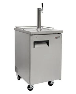 Kegco Kegerator, Single Tap, Stainless Steel