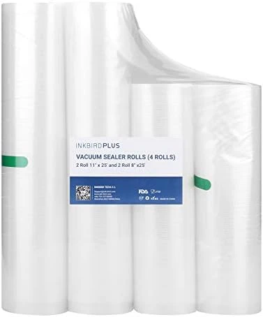 4 Rolls Vacuum Sealer Bags, 11" X 25' 2 Rolls & 8" X 25' 2 Rolls Vacuum Sealer Rolls For Food Saver, Sous Vide Bags Food Storage Freezer Sealer Bag For Cooking With BPA Free - Image 7