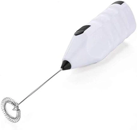 Milk Frother Handheld For Cappuccinos, Lattes And Bulletproof Coffee, Foam Maker Drink Mixer With More Powerful High Torque Motor (White) - Image 5