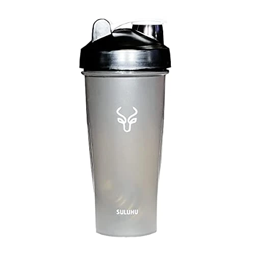 Active Shaker Sports Water Bottle With Blender Spring (Black) - Image 3