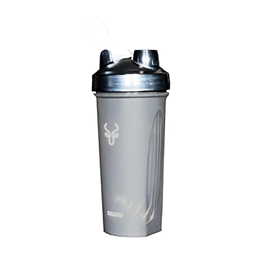 Active Shaker Sports Water Bottle With Blender Spring (Black) - Image 6