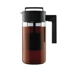 Patented Deluxe Cold Brew Coffee Maker, 1 Quart, Black