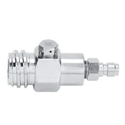 CO2 Tank Adapter, Sturdy Adapter Bottle Connector 6cm With Brass And Nickel Plated For Sodastream/soda Club