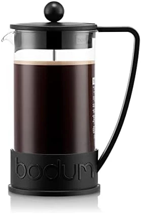 Bodum New Brazil 8-Cup French Press Coffee Maker, 34-Ounce, Black - Image 5