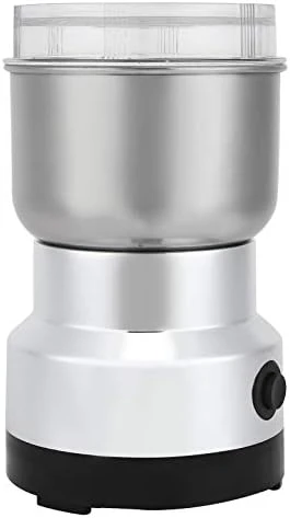 Stainless Steel + ABS Low Noise Spice Grinder, Easy Cleaning Corrosion Resistant Electric Grinder, Kitchen Accessory For Home Restaurant Milling Machine(US Standard 110V) - Image 5