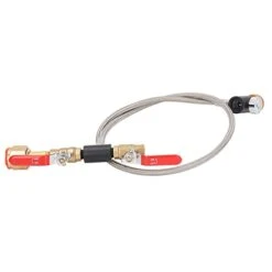 CO2 Adapter Hose, Dual Valve Control Cylinder Refill Adapter Standard Size For Soda Maker Filling