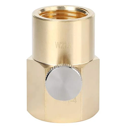YEmirth CO2 Refill Adapter, Household Soda Bottle Soda Water Cylinder CO2 Refill Connector Adapter Accessories(W21.8 To TR21.4) - Image 3