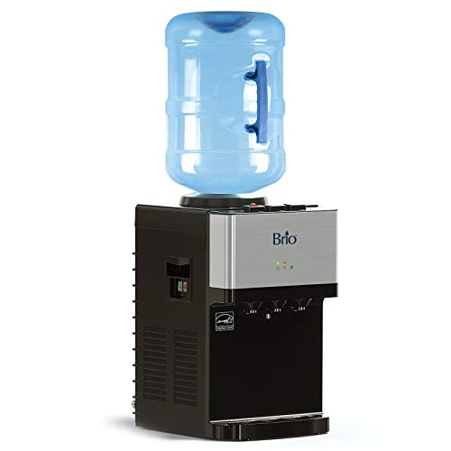 Brio Limited Edition Top Loading Countertop Water Cooler Dispenser With Hot Cold And Room Temperature Water