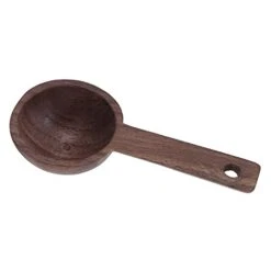 Coffee Spoon, Wooden Tablespoon Measuring Spoon Walnut Teaspoon Coffee Accessories For Coffee Tea Sugar Dlour Spices(1 Pc)
