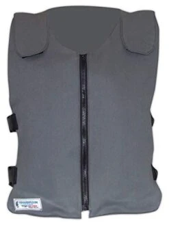Glacier Tek RCVZ15GB-A Banox Cool Vest With Cool Pack Set, Standard, Grey