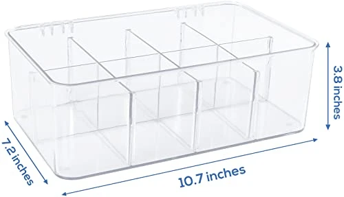 Utopia Home (3 Pack) Tea Bag Organizer - Stackable Tea Bag Storage Organizer With Clear Top Lid- Tea Bag Holder For Counter Tops, Kitchen Cabinets, Pantry, Sweeteners (Clear) - Image 2