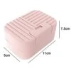 Drainage Soap Box Portable Soap Box With Lid Travel Washing Soap Boxes Sealed Leak Proof Soap Container Box Bathroom Waterproof Soap Storage Boxes (Color : Green)