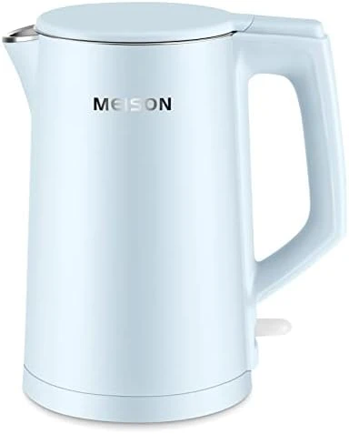 Electric Kettle, 1.7 L Double Wall Food Grade Stainless Steel Interior Water Boiler, Coffee Pot & Tea Kettle, Auto Shut-Off And Boil-Dry Protection, 1200W, 2 Year Warranty(Blue) - Image 9