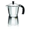 MUSA USA B120-42V Aluminum Espresso Stovetop Coffeemaker 3-Cup, Silver