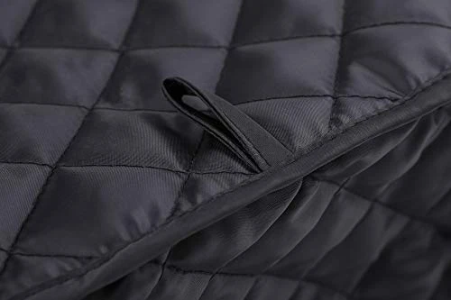 4-Slice Toaster Cover, Kitchen Small Appliance Cover, Universal Size Microwave Oven Dustproof Cover(Black)