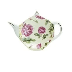Tea Bag Caddy Holder, Set Of 4 (Rose Chintz)