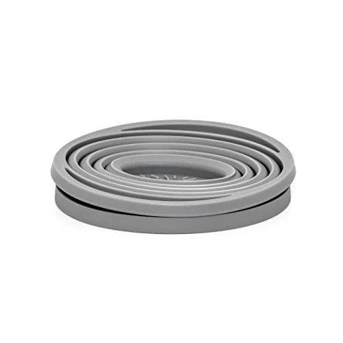 100% Silicone Collapsible Pour Over Coffee Maker Great For Travel, Backpacking, Camping, Vanlife (Gray) - Image 5