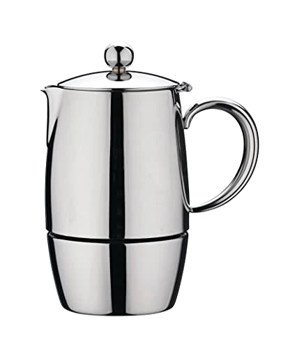 Bellux Stovetop Stainless Steel Espresso Coffee Maker 3 Cup