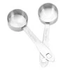 Coffee Spoon 2Pcs Long Handled Coffee Milk Powder Measuring Spoons 30ml Stainless Steel Coffee Scoop For Chocolate Ice Tea Latte Espresso