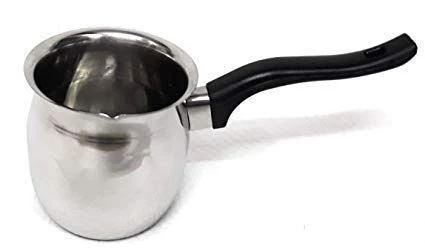Milk Or Butter Warmer Pot, Turkish Coffee Pot With Black Handle 12oz Capacity (12 Oz.) - Image 2