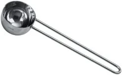 5.9" Stainless Steel Coffee Measuring Spoon, Silver