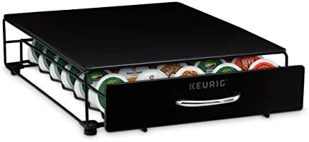 Keurig® Under Brewer Storage Drawer, Coffee Pod Storage, Holds Upto 35 Keurig K-Cup Pods, Black - Image 8