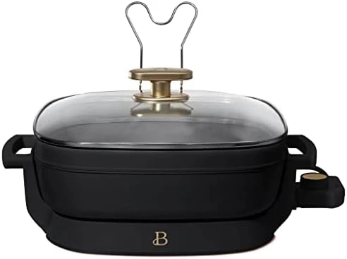 5-in-1 Electric Expandable Skillet, White Icing By Drew Barrymore, Up To 7 QT - Image 7