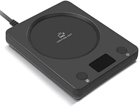 Coffee Mug Warmer Plate - Mug Warmer For Desk With Auto Shut Off, 3 Temperature Settings For Coffee, Milk, Tea Warming, Home & Office Use, Wood - Image 7