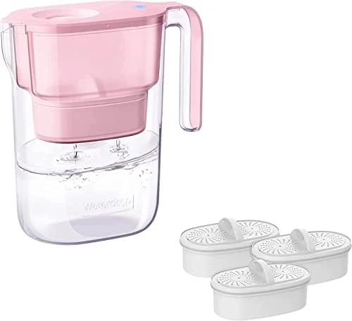 200-Gallon Long-Life Elfin 5-Cup Water Filter Pitcher With 1 Filter, NSF Certified, 5X Times Lifetime, Reduces Chlorine, BPA Free, Pink - Image 10