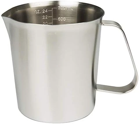 Measuring Cup, Stainless Steel Measuring Cup (16 Ounce/ 0.5 Liter- 2 Cup), Milk Frothing Pitcher, Steaming Pitcher, Milk Frothing Cup Jug With Marking With Handle For Espresso Machines, Latte Art - Image 7