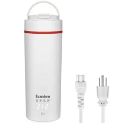 Portable Electric Kettle Travel Kettle Small/Mini Tea Kettle Electric Water Boiler With 4 Smart Tempe Preset And Keep Warm, Hot Water Boiler Kettle Electric 316 Stainless Steel With Auto Shut-Off