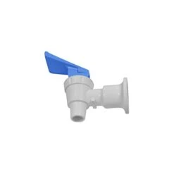 Tomlinson 1008780 Complete Faucet, White Body With Blue Handle