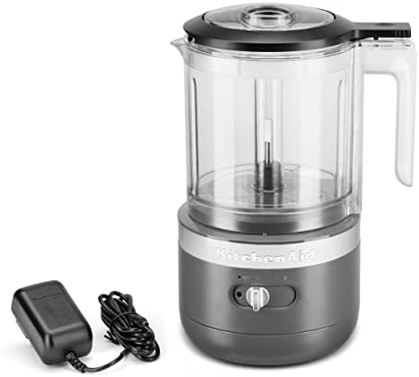 KitchenAid KFC3516CU 3.5 Cup Food Chopper, Contour Silver - Image 9