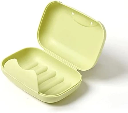 Soap Container Soap Holder 4 Pack, Travel Soap Container With Lid, Portable Bar Soap Case, Leakproof Soap Box With Perforations, Soap Dishes For Traveling, Camping, Gym (Color : Yellow, Size : - Image 10