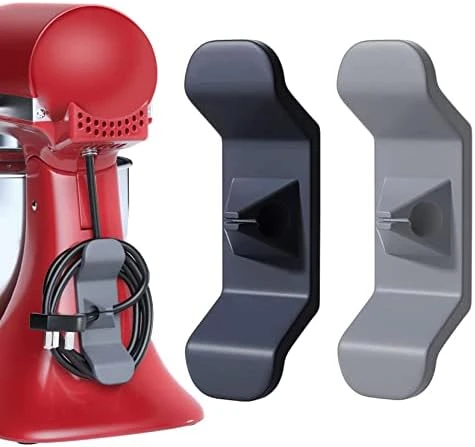 Cord Organizer For Appliances, 2 Packs Cord Wrapper, Cord Holder Cable Organizer For Blender, Coffee Maker, Mixer, Pressure Cooker, Toaster And Air Fryer (2Pcs Black+Gray) - Image 5