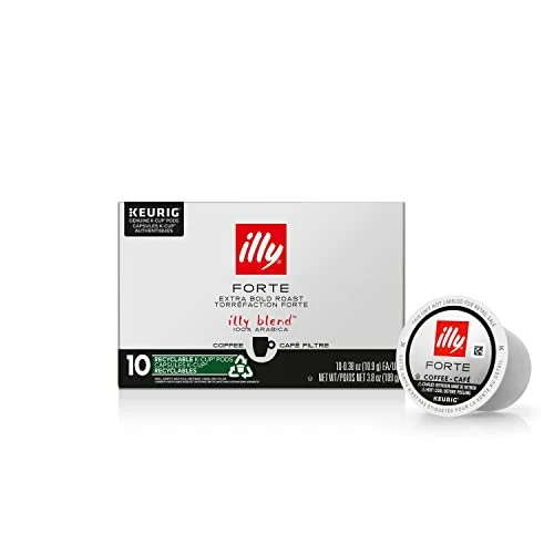 Illy Coffee, K-Cup Pods For Keurig Machines, Forte, Extra Dark Roast, 100% Arabica Bean Bold Signature Italian Blend, Premium Gourmet Roast, Brewed, Drip, 10 Count (Pack Of 6) - Image 5