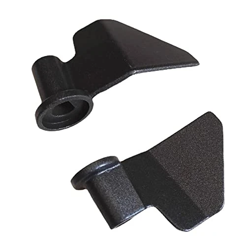Mayata 2pcs Three Specifications Non-stick Breadmaker Paddles Stainless Steel Loaf Maker Kneading Blade Replacement For Bread Machine (2.4 X 6.5cm, Black)