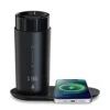 - Heated Coffee Mug, Large 12 OZ, 5 Hour Battery Life, Precision Temperature Adjustment, Battery Powered Heated Coffee Mug Warmer, Mobile Phone Can Be Charged Wirelessly (Black)
