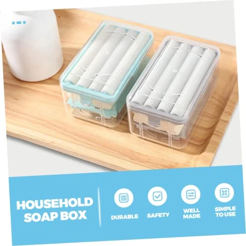 Box Soap Box Travel Container Dispenser Container Lip Gloss Containers Camping Dish Soap Soap Holder Box Bar Laundry Soap Containers Laundry Soap Dispenser Soap Dish Makeup Plastic - Image 4