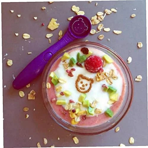 1set Spice Spoon Electric Coffee Cake Printing Spoon Portable Printing Machine Cake Mold Decor With 16 Fancy Patterns - Image 2