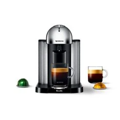 Nespresso Vertuo Coffee And Espresso Machine By Breville,5 Cups, Chrome