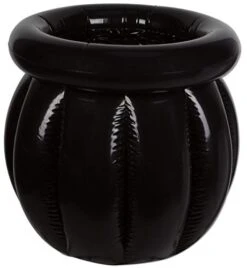 Beistle 18" X 22" Inflatable Cauldron Drink Cooler Happy Halloween Party Beverage Holder, Holds Approx. 48 12-Ounce Cans, Black