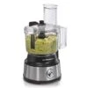 Hamilton Beach Food Processor & Vegetable Chopper For Slicing, Shredding, Mincing, And Puree, 10 Cups + Easy Clean Bowl Scraper, Stainless Steel (70730)